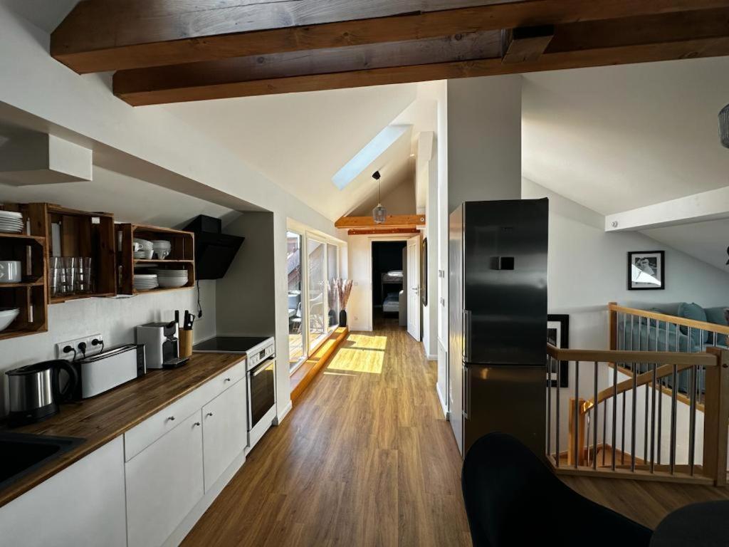 Nr 14 - Hochwertiges 3 Zimmer Maisonette Appartment Mit Grosszuegigen Wohnbereich Und Balkon Leipzig Exterior foto